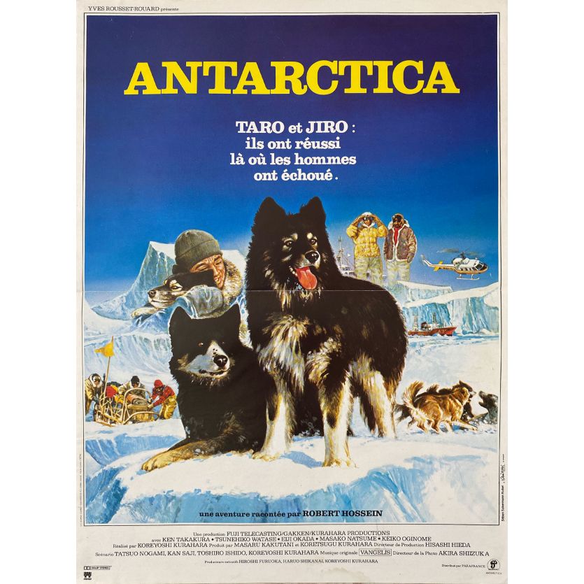 ANTARTICA Affiche de film- 40x54 cm. - 1983 - Ken Takakura, Koreyoshi Kurahara