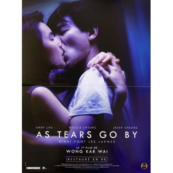 AS TEARS GO BY 4K Movie Poster- 15x21 in. - 1988/R2021 - Kar-Wai Wong, Maggie Cheung