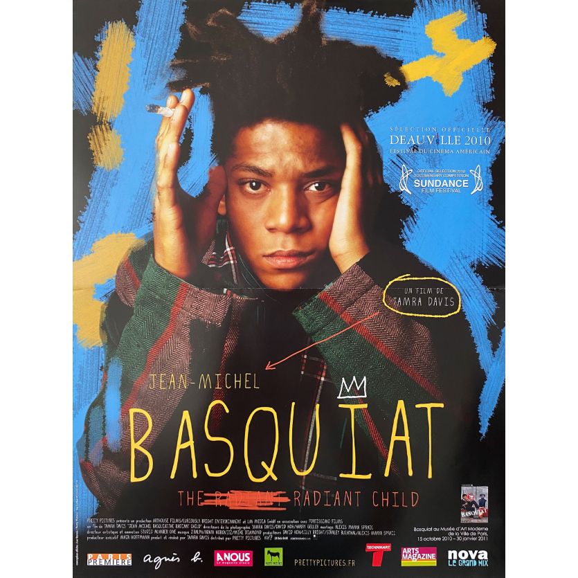 JEAN-MICHEL BASQUIAT THE RADIANT CHILD Movie Poster- 15x21 in. - 2010 - Tamra Davis, Jean Michel Basquiat