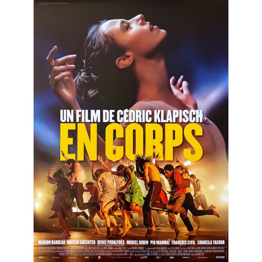 EN CORPS Affiche de film- 40x54 cm. - 2022 - Marion Barbeau, Cédric Klapisch