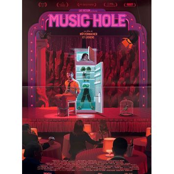 MUSIC HOLE Affiche de film- 40x54 cm. - 2022 - Vanessa Guide, Gaetan Liekens