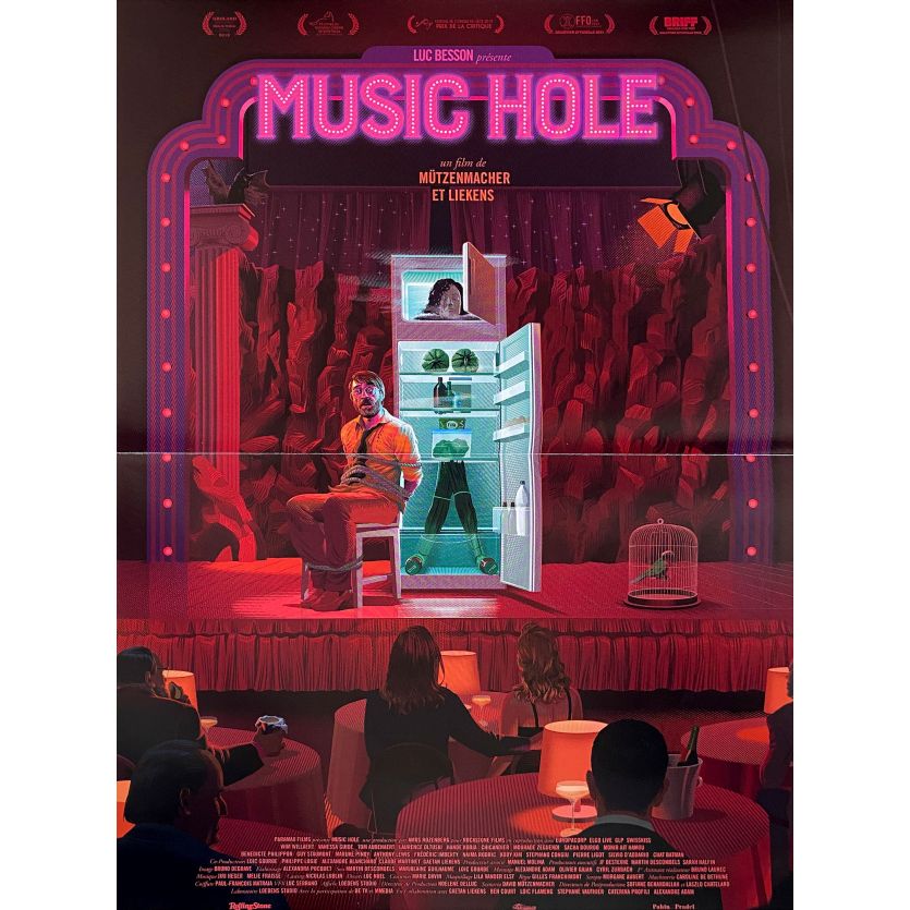 MUSIC HOLE Affiche de film- 40x54 cm. - 2022 - Vanessa Guide, Gaetan Liekens