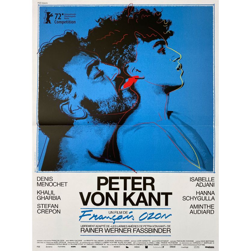 PETER VON KANT Movie Poster Querelle Style - 15x21 in. - 2022 - François Ozon, Isabelle Adjani