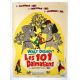 LES 101 DALMATIENS Affiche de film entoilée 1ère Sortie - 60x80 cm. - 1961 - Rod Taylor, Walt Disney