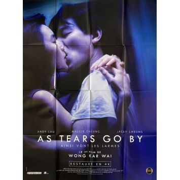AS TEARS GO BY 4K Movie Poster- 47x63 in. - 1988/R2021 - Kar-Wai Wong, Maggie Cheung