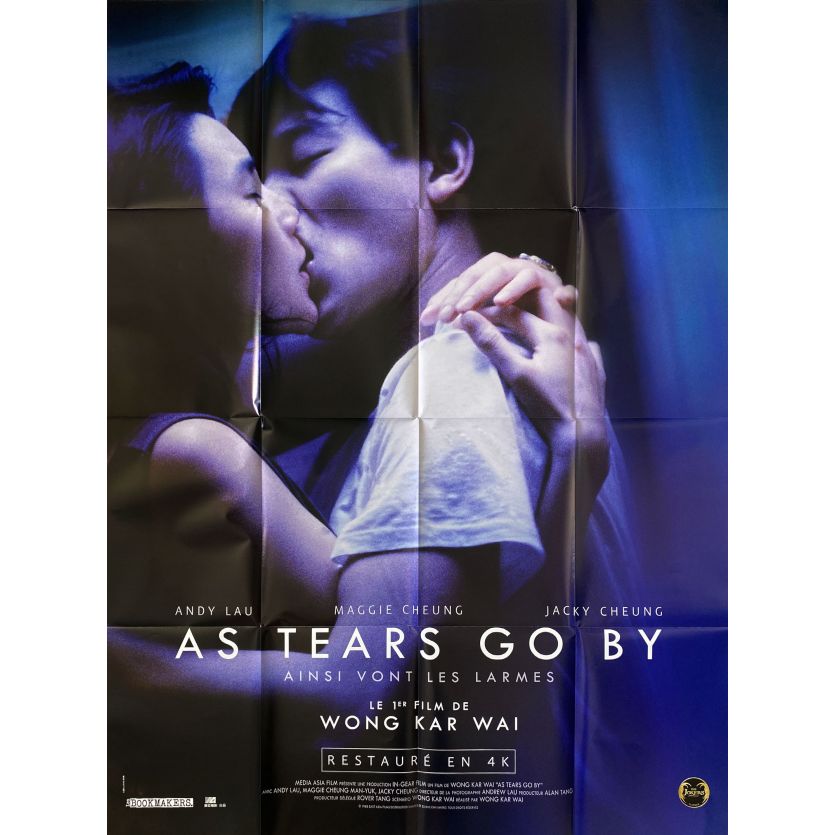 AS TEARS GO BY 4K Affiche de film- 120x160 cm. - 1988/R2021 - Maggie Cheung, Kar-Wai Wong