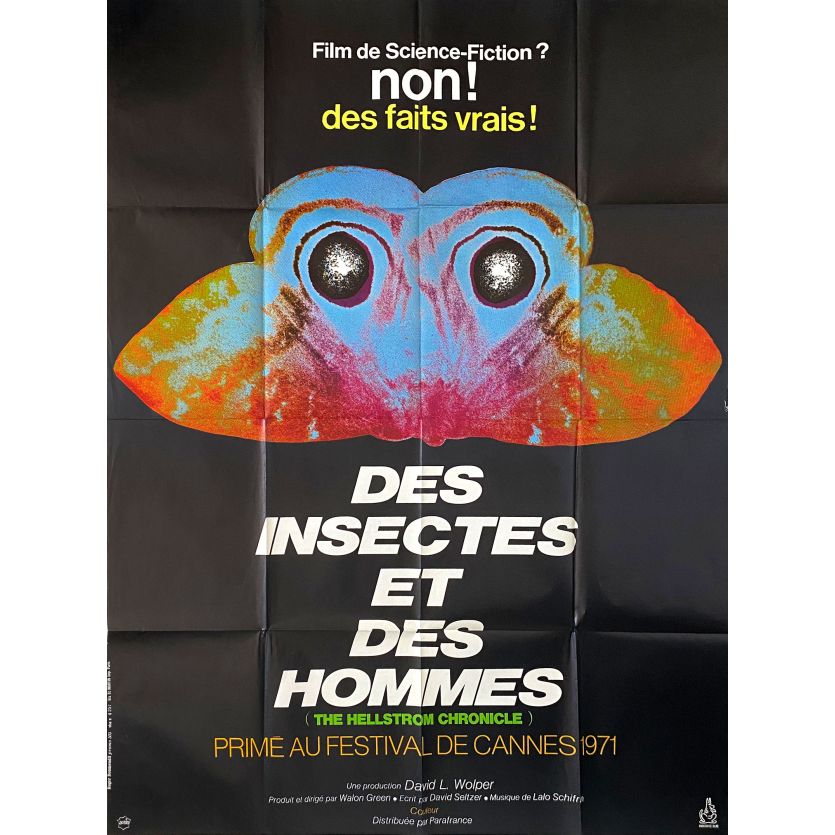 DES INSECTES ET DES HOMMES Affiche de film- 120x160 cm. - 1971 - Ian McShane, Walon Green