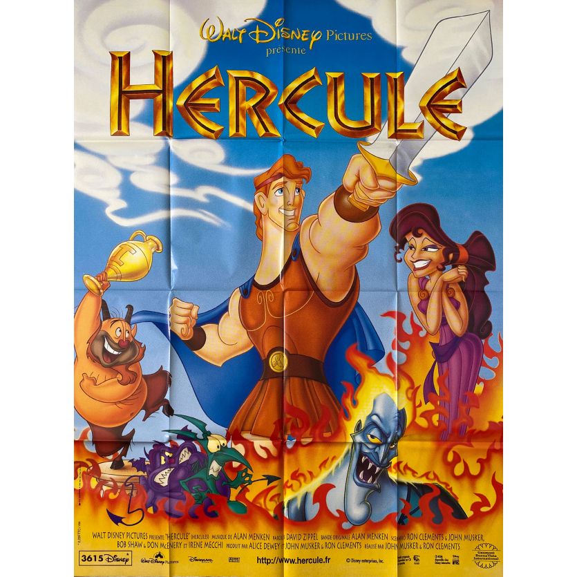 HERCULE Affiche de film- 120x160 cm. - 1983 - Lou Ferrigno, Luigi Cozzi