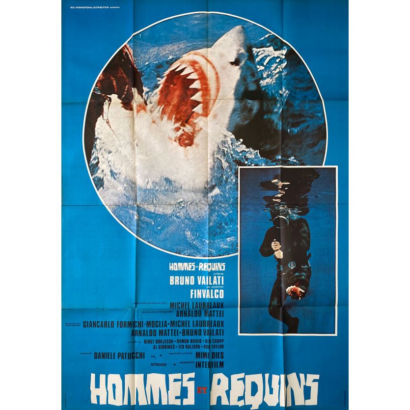 ANDREA DORIA -74 Movie Poster- 47x63 in. - 1970 - Bruno Vailati, Michel Laumbreaux