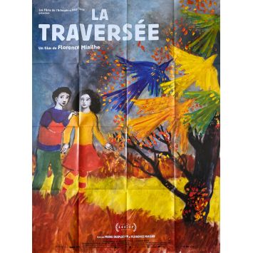 LA TRAVERSEE Affiche de film- 120x160 cm. - 2021 - Marie Desplechin, Florence Miailhe