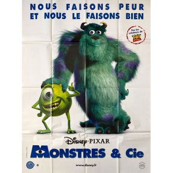 MONSTERS INC Movie Poster- 47x63 in. - 2001 - Pixar, John Goodman