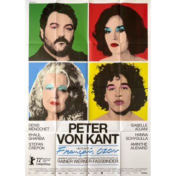 PETER VON KANT Affiche de film Warhol Style - 120x160 cm. - 2022 - Isabelle Adjani, François Ozon