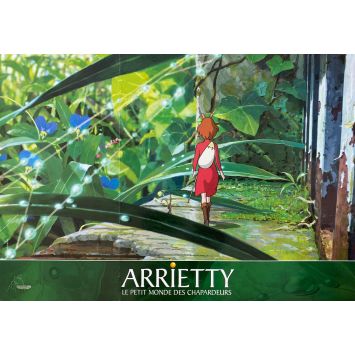 THE SECRET WORLD OF ARRIETY Lobby Card N02 - 9x12 in. - 2010 - Studio Ghibli, Hayao Miyazaki
