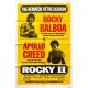 ROCKY 2 II Rare US 1sh Adv. Movie Poster- Rematch - 1979 - NM ! Stallone, Creed