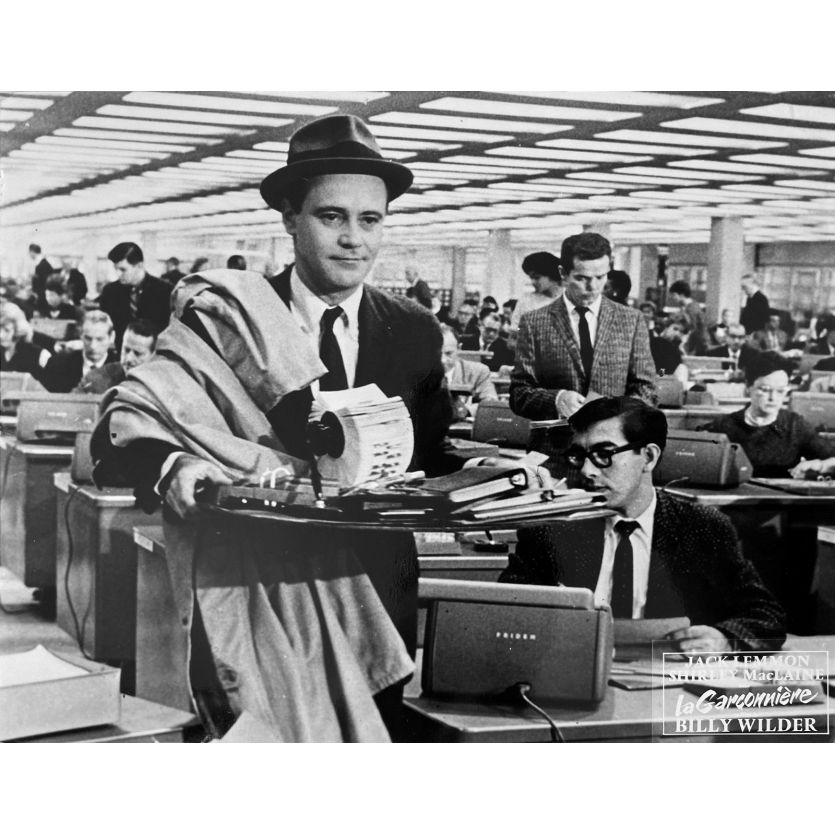 LA GARÇONNIERE Photo de film N06 - 21x30 cm. - 1960/R1970 - Jack Lemmon, Billy Wilder