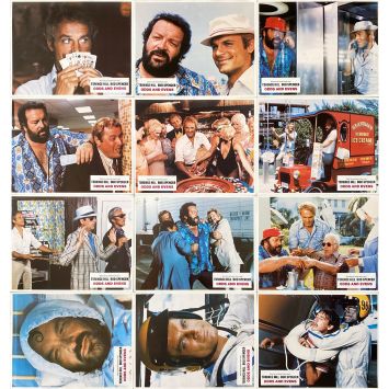 PAIR ET IMPAIR Photos de film x12 - Vers. Inter. - 21x30 cm. - 1978 - Terence Hill, Bud Spencer, Sergio Corbucci