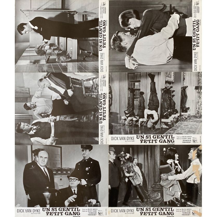UN SI GENTIL PETIT GANG Photos de film x6 - 21x30 cm. - 1967 - Dick Van Dyke, Delbert Mann