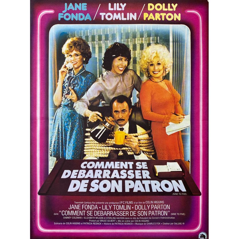 COMMENT SE DEBARRASSER DE SON PATRON Affiche de film- 40x54 cm. - 1980 - Jane Fonda, Colin Higgins