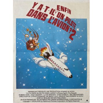 Y A T-IL ENFIN UN PILOTE DANS L'AVION Affiche de film- 40x54 cm. - 1982 - Robert Hays, Ken Finkleman