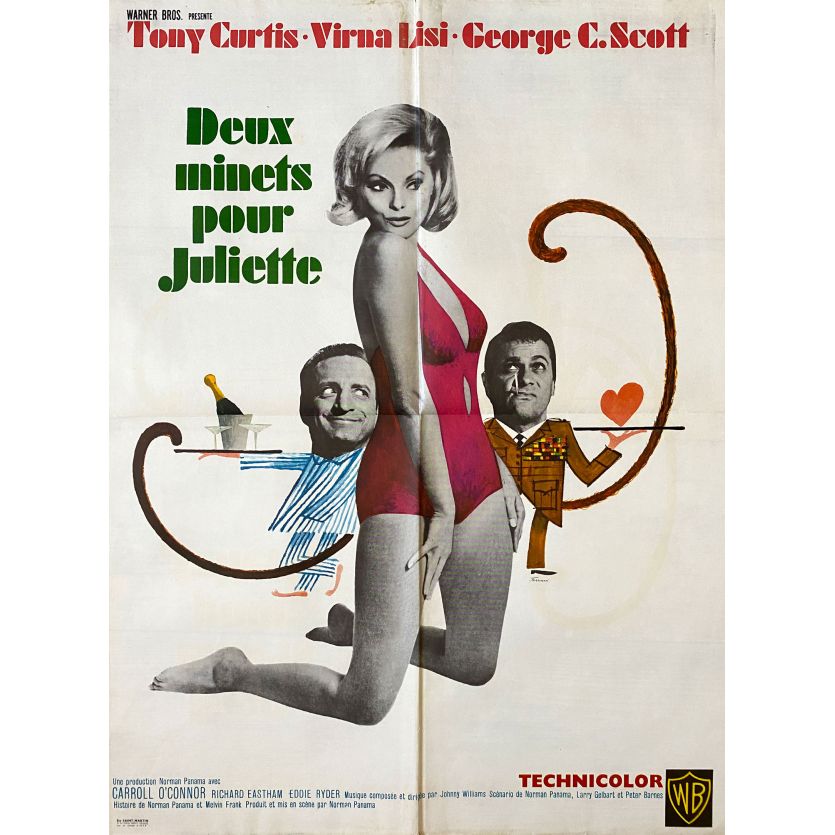NOT WITH MY WIFE, YOU DON'T Movie Poster- 23x32 in. - 1966 - Norman Panama, Tony Curtis