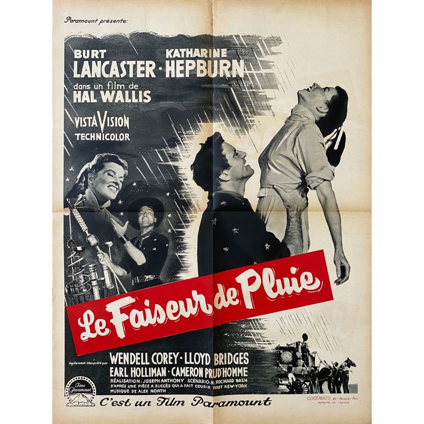 THE RAINMAKER Movie Poster- 23x32 in. - 1956 - Joseph Anthony, Burt Lancaster