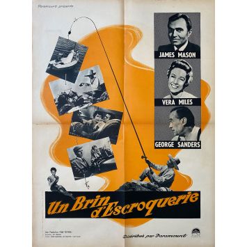 UN BRIN D'ESCROQUERIE Affiche de film- 60x80 cm. - 1960 - James Mason, Guy Hamliton