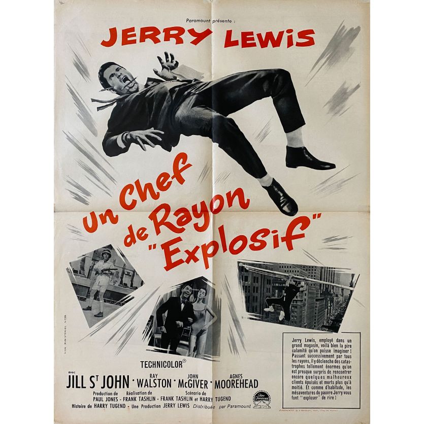 UN CHEF DE RAYON EXPLOSIF Affiche de film- 60x80 cm. - 1963 - Jerry Lewis, Frank Tashlin