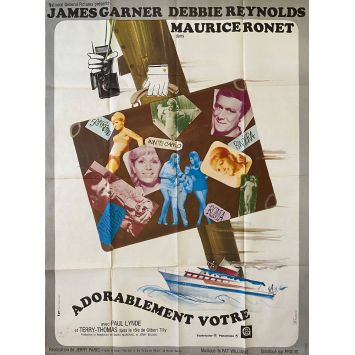 ADORABLEMENT VOTRE Affiche de film- 120x160 cm. - 1968 - James Garner, Jerry Paris