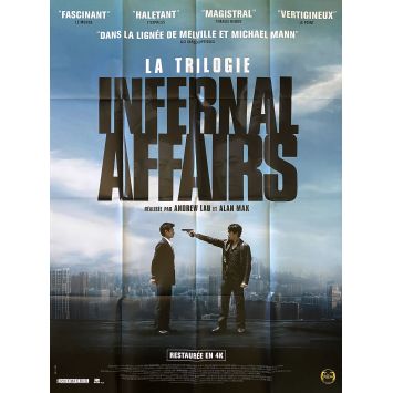 LA TRILOGIE INFERNAL AFFAIRS Affiche de film- 120x160 cm. - 2002 - Andy Lau, Andrew Lau