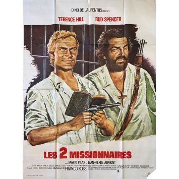 LES DEUX MISSIONNAIRES Affiche de film- 120x160 cm. - 1974 - Terence Hill, Bud Spencer, Franco Rossi