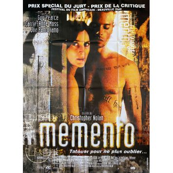 MEMENTO Affiche de film- 120x160 cm. - 2000 - Guy Pearce, Christopher Nolan