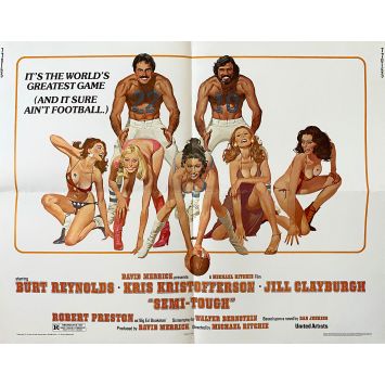 LES FAUX DURS Affiche de film- 55x71 cm. - 1977 - Burt Reynolds, Michael Ritchie