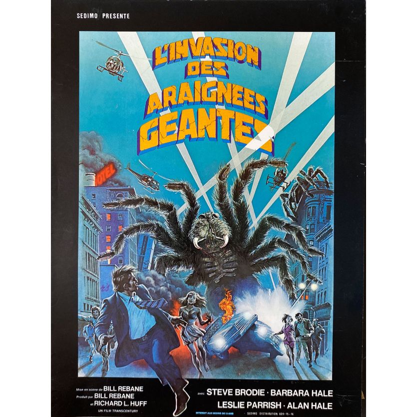 THE GIANT SPIDER INVASION Original Herald 4p - 9x12 in. - 1975 - Bill Rebane, Steve Brodie
