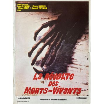 LA REVOLTE DES MORTS VIVANTS Affiche de film- 40x54 cm. - 1972 - Lone Fleming, Amando de Ossorio