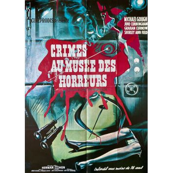 CRIME AU MUSEE DES HORREURS Affiche de film- 60x80 cm. - 1959/R1980 - Michael Gough, Arthur Crabtree