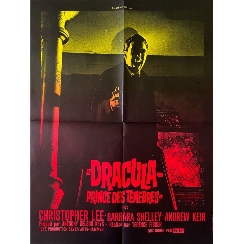 DRACULA PRINCE OF DARKNESS Movie Poster- 23x32 in. - 1966/R1970 - Terence Fisher, Christopher Lee