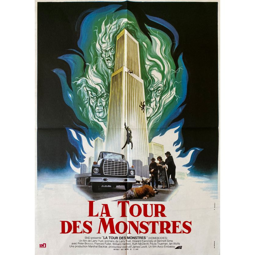 LA TOUR DES MONSTRES Affiche de film- 60x80 cm. - 1974 - Peter Brocco, Larry Yust