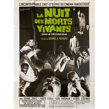 LA NUIT DES MORTS VIVANTS Affiche de film- 120x160 cm. - 1968/R2006 - Duane Jones, George A. Romero