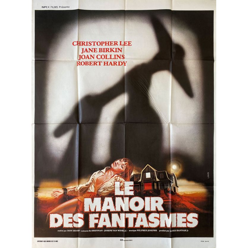DARK PLACES Movie Poster- 47x63 in. - 1973 - Don Sharp, Christopher Lee