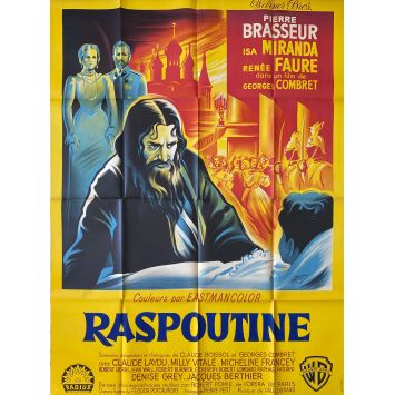 RASPOUTINE Affiche de film- 120x160 cm. - 1954 - Pierre Brasseur, Georges Combret