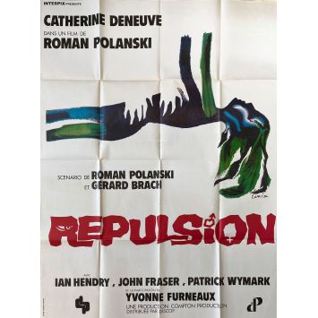 REPULSION Affiche de film- 120x160 cm. - 1965/R1970 - Catherine Deneuve, Roman Polanski