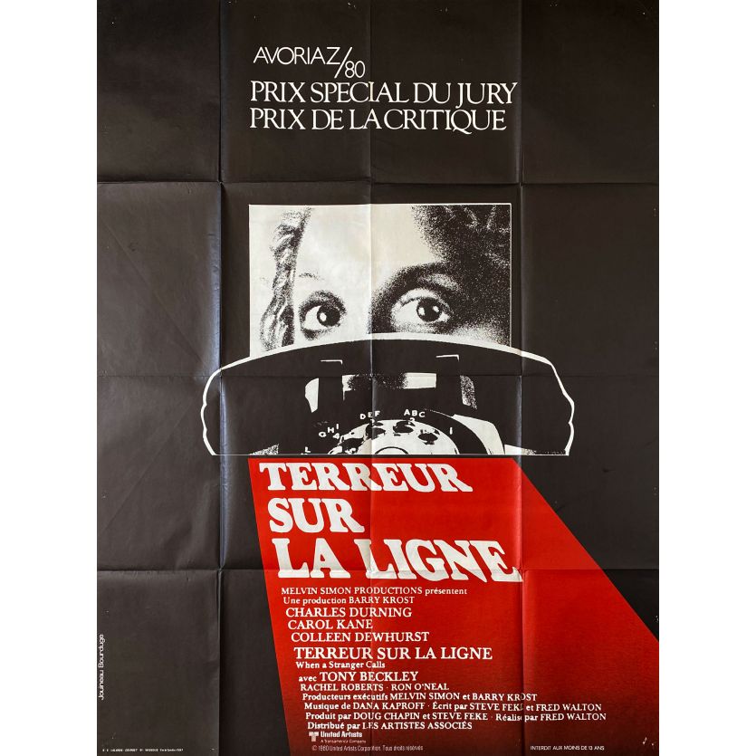 TERREUR SUR LA LIGNE Affiche de film- 120x160 cm. - 1979 - Carol Kane, Fred Walton