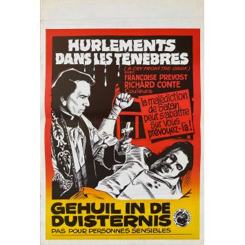 HURLEMENT DANS LES TENEBRES Affiche de film- 35x55 cm. - 1975 - Richard Conte, Luca Damiano