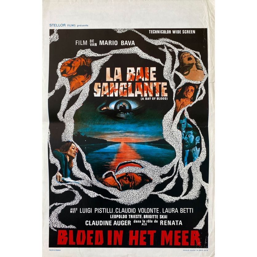 A BAY OF BLOOD Movie Poster- 14x21 in. - 1971 - Mario Bava, Claudine Auger
