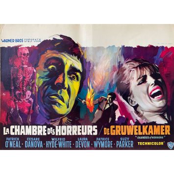 LA CHAMBRE DES HORREURS Affiche de film- 35x55 cm. - 1966 - Patrick O'Neal, Hy Averback