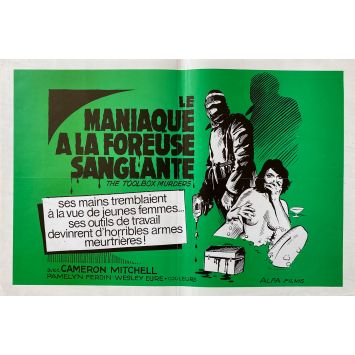 LA FOREUSE SANGLANTE Affiche de film- 35x55 cm. - 1978 - Cameron Mitchell, Dennis Donnelly