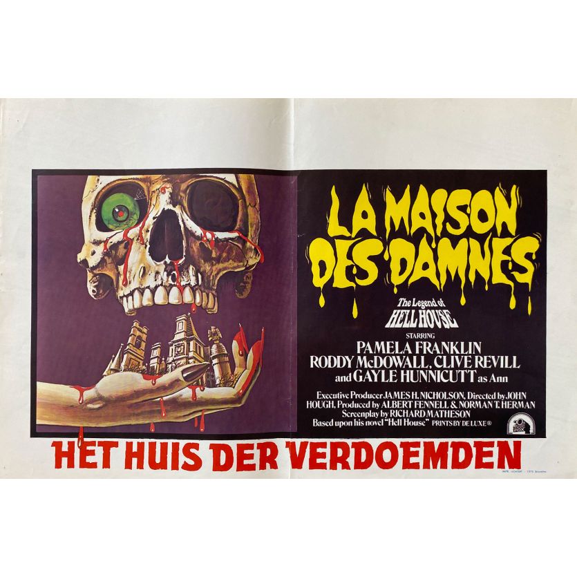 LA MAISON DES DAMNES Affiche de film- 35x55 cm. - 1973 - Roddy McDowall, John Hough