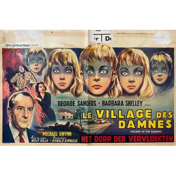 VILLAGE OF THE DAMNED Movie Poster- 14x21 in. - 1995 - John Carpenter, Christopher Reeve