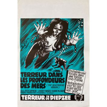 TERREUR DANS LES PROFONDEURS DES MERS Affiche de film- 35x55 cm. - 1974 - Jock Gaynor, Norman Foster