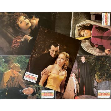 TASTE THE BLOOD OF DRACULA Lobby Cards x5 - 9x12 in. - 1970 - Peter Sasdy, Christopher Lee